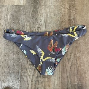 Boys + Arrows Raptor Gray Birds Bikini Bottoms